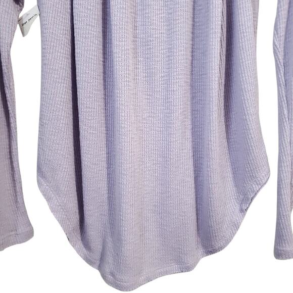 Free People Must Have Henley top in Lilac Womens XS boho hippie - Picture 12 of 15